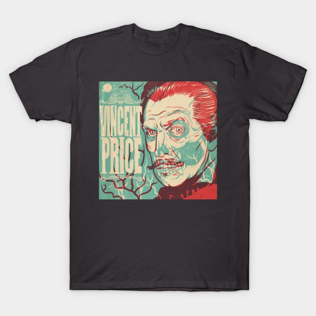 Vincent Price T-Shirt by Travis Knight